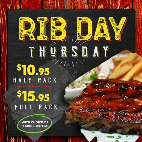Cage bar thursday ribs